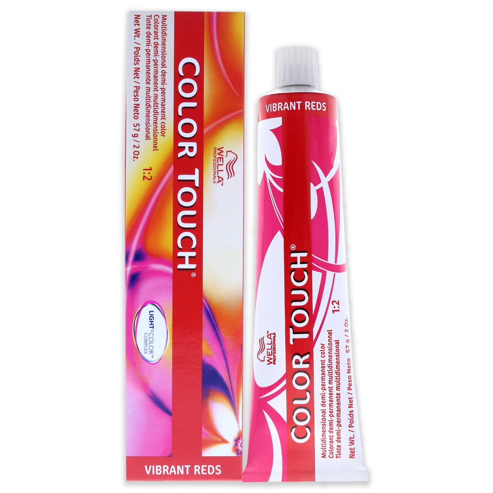 Color Touch Demi-Permanent Color - 4 5 Brown-Red-Violet by Wella for Unisex 2 oz